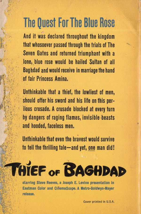 Thief of Baghdad For Cheap