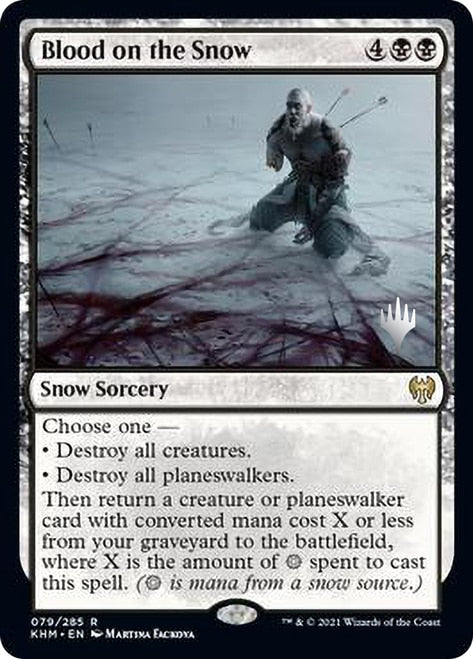 Blood on the Snow (Promo Pack) [Kaldheim Promos] Online Hot Sale