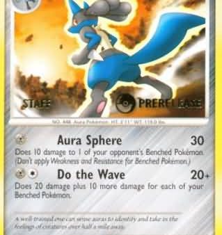 Lucario (53 127) (Staff Prerelease Promo) [Diamond & Pearl: Black Star Promos] Supply