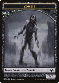 Zombie    Golem Double-Sided Token [Modern Horizons Tokens] For Cheap