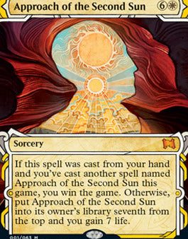 Approach of the Second Sun (Foil Etched) [Strixhaven: School of Mages Mystical Archive] Online Sale