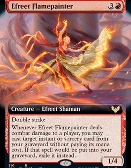 Efreet Flamepainter (Extended Art) [Strixhaven: School of Mages] For Discount