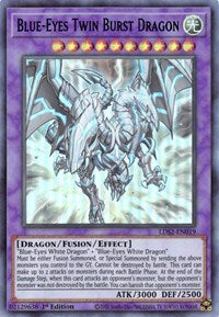 Blue-Eyes Twin Burst Dragon (Blue) [LDS2-EN019] Ultra Rare Supply