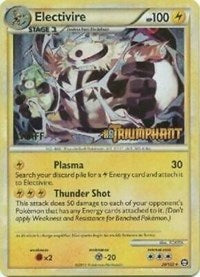 Electivire (20 102) (Staff Prerelease Promo) [HeartGold & SoulSilver: Black Star Promos] on Sale