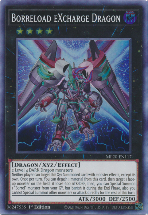 Borreload eXcharge Dragon [MP20-EN117] Super Rare Online Sale