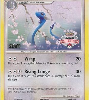 Dragonair (52 146) (State Province Territory Championship Staff) [Diamond & Pearl: Legends Awakened] Online Sale