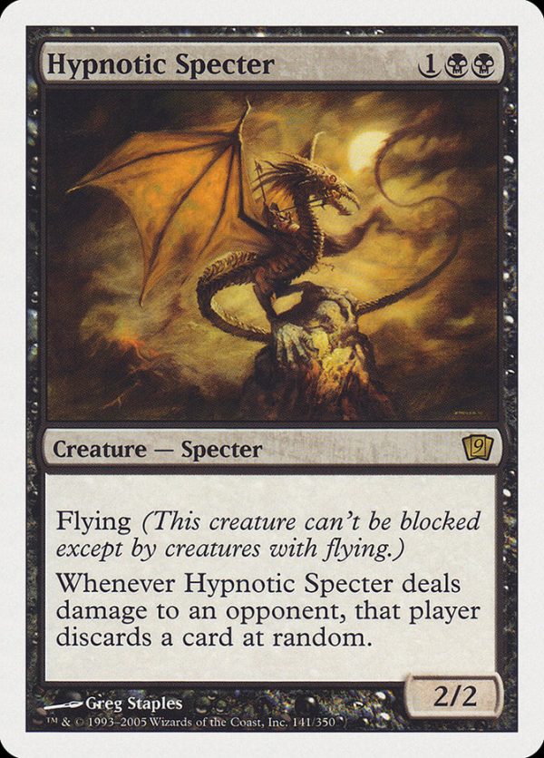 Hypnotic Specter (9th Edition) (Oversized) [Oversize Cards] For Cheap