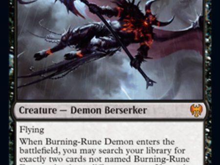 Burning-Rune Demon [Kaldheim] Online Hot Sale