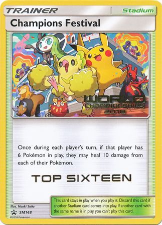 Champions Festival(SM148) (2018 Top Sixteen) [Sun & Moon: Black Star Promos] For Cheap