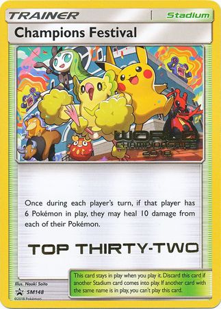 Champions Festival (SM148) (2018 Top Thirty Two) [Sun & Moon: Black Star Promos] Supply