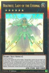 Beatrice, Lady of the Eternal [MAGO-EN035] Gold Rare For Sale