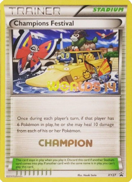 Champions Festival (XY27) (2014 Champion) [XY: Black Star Promos] For Discount