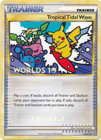 Tropical Tidal Wave (HGSS18) (Finalist) [HeartGold & SoulSilver: Black Star Promos] For Discount