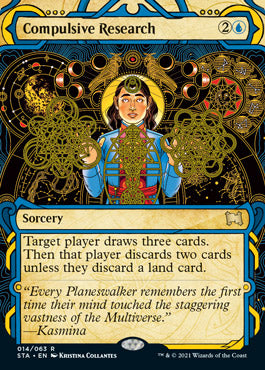 Compulsive Research (Foil Etched) [Strixhaven: School of Mages Mystical Archive] on Sale