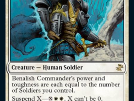 Benalish Commander [Time Spiral Remastered] For Sale