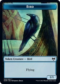 Bird (005)    Soldier Double-Sided Token [Kaldheim Commander Tokens] For Sale