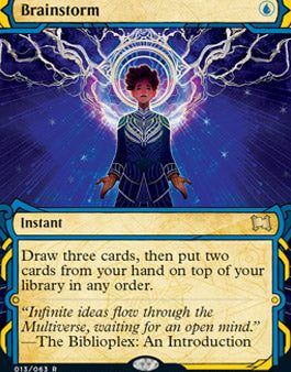 Brainstorm (Foil Etched) [Strixhaven: School of Mages Mystical Archive] Fashion