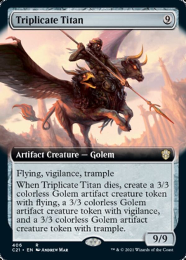 Triplicate Titan (Extended Art) [Commander 2021] Fashion