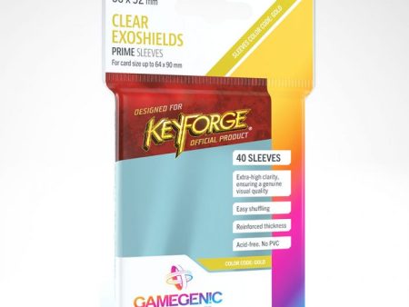 Gamegenic - KEYFORGE® CLEAR EXOSHIELDS on Sale