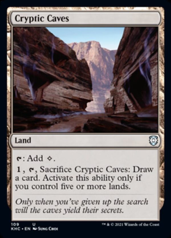 Cryptic Caves [Kaldheim Commander] Online Sale