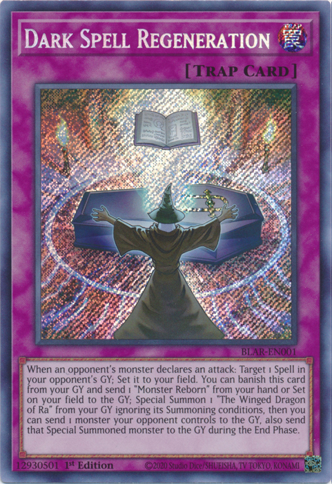 Dark Spell Regeneration [BLAR-EN001] Secret Rare Sale