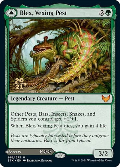 Blex, Vexing Pest    Search for Blex [Strixhaven: School of Mages Prerelease Promos] Hot on Sale