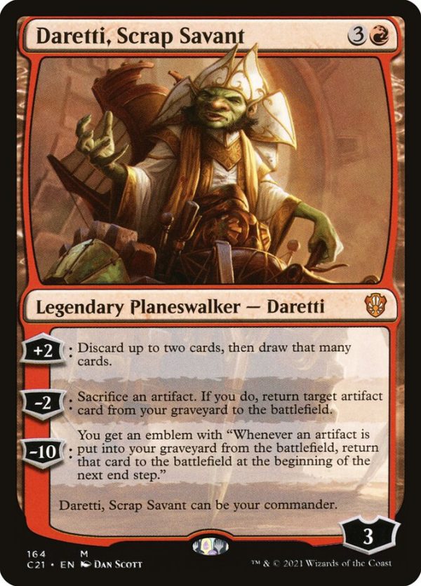 Daretti, Scrap Savant [Commander 2021] For Discount