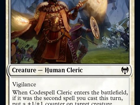 Codespell Cleric [Kaldheim] Hot on Sale