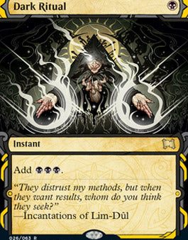 Dark Ritual (Foil Etched) [Strixhaven: School of Mages Mystical Archive] Cheap