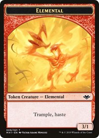 Elemental (009)    Goblin Double-Sided Token [Modern Horizons Tokens] Sale