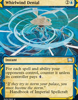 Whirlwind Denial (Foil Etched) [Strixhaven: School of Mages Mystical Archive] Cheap