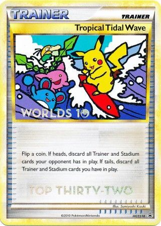 Tropical Tidal Wave (HGSS18) (Top 32) [HeartGold & SoulSilver: Black Star Promos] Online Sale