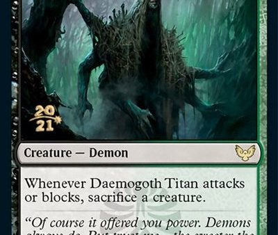 Daemogoth Titan [Strixhaven: School of Mages Prerelease Promos] For Discount