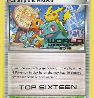 Champions Festival 2016 Top Sixteen (XY176) [XY: Black Star Promos] Sale