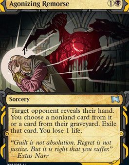 Agonizing Remorse (Foil Etched) [Strixhaven: School of Mages Mystical Archive] Fashion