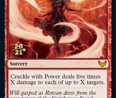 Crackle with Power [Strixhaven: School of Mages Prerelease Promos] For Cheap