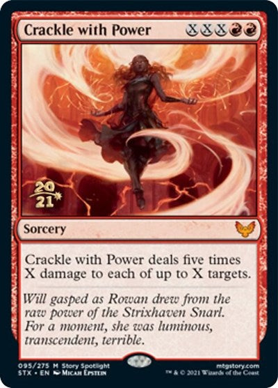 Crackle with Power [Strixhaven: School of Mages Prerelease Promos] For Cheap