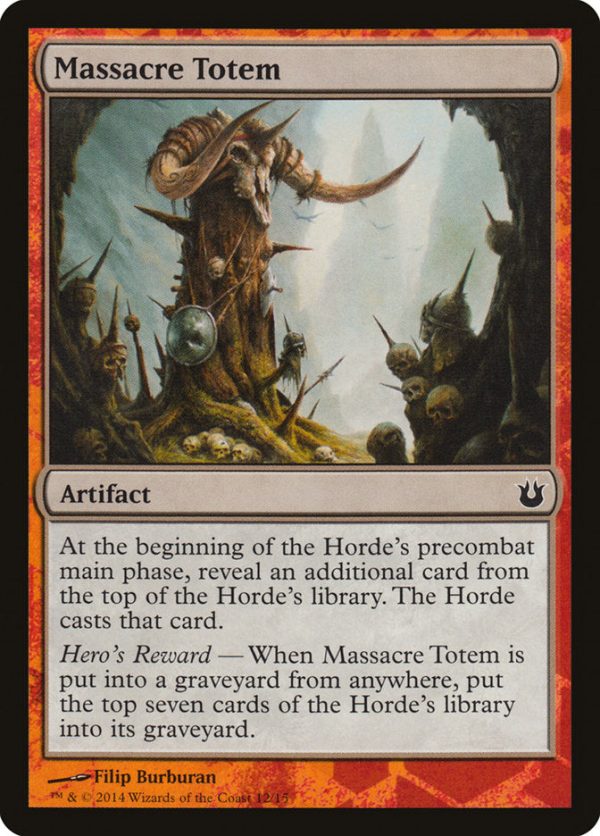 Massacre Totem [Born of the Gods Battle the Horde] Supply