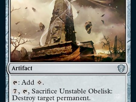 Unstable Obelisk [Commander 2021] For Sale