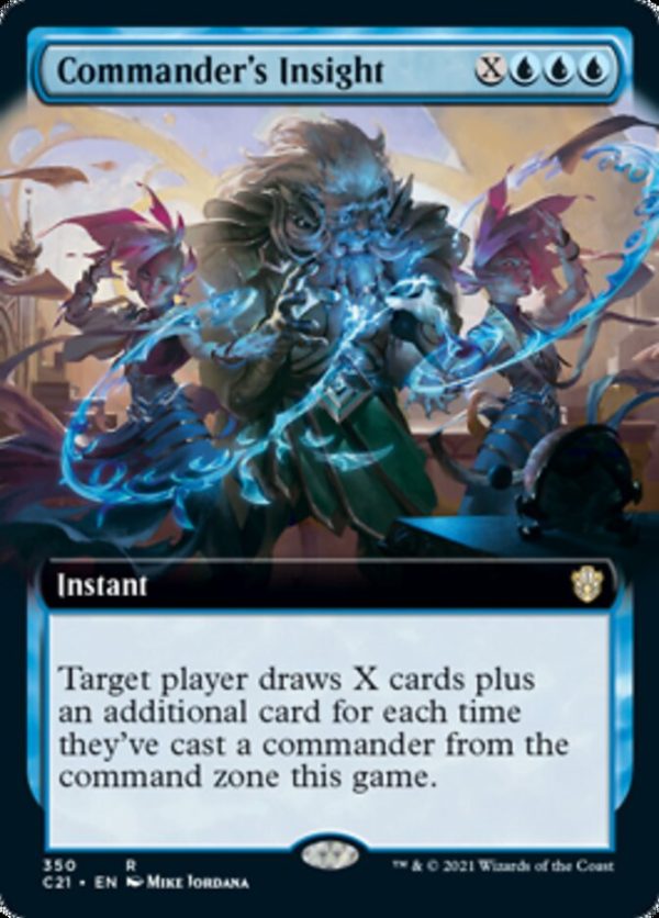 Commander s Insight (Extended Art) [Commander 2021] For Cheap