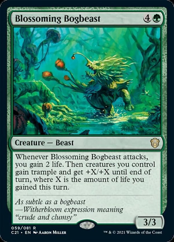 Blossoming Bogbeast [Commander 2021] Cheap