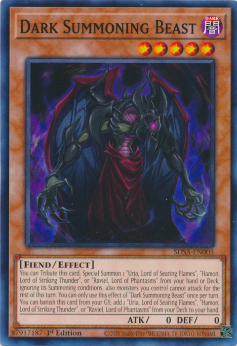 Dark Summoning Beast [SDSA-EN005] Common Cheap