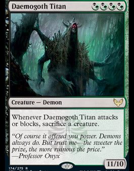 Daemogoth Titan [Strixhaven: School of Mages] For Cheap