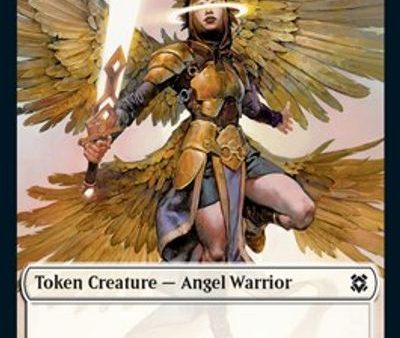 Angel Warrior    Shark Double-Sided Token [Challenger Decks 2021 Tokens] Fashion