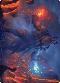 Aegar, the Freezing Flame Art Card [Kaldheim Art Series] Supply