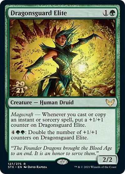 Dragonsguard Elite [Strixhaven: School of Mages Prerelease Promos] Cheap