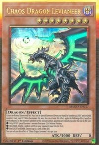 Chaos Dragon Levianeer (Alternate Art) [MAGO-EN017] Gold Rare Fashion