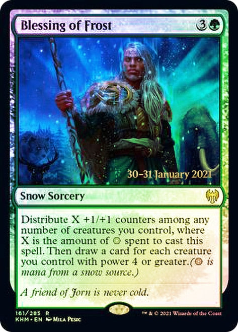 Blessing of Frost [Kaldheim Prerelease Promos] For Discount