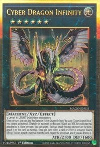 Cyber Dragon Infinity [MAGO-EN033] Gold Rare For Discount