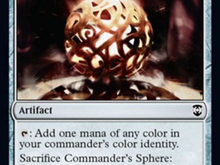 Commander s Sphere [Kaldheim Commander] For Sale